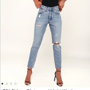 Levi’s 501 Skinny Jeans | 26